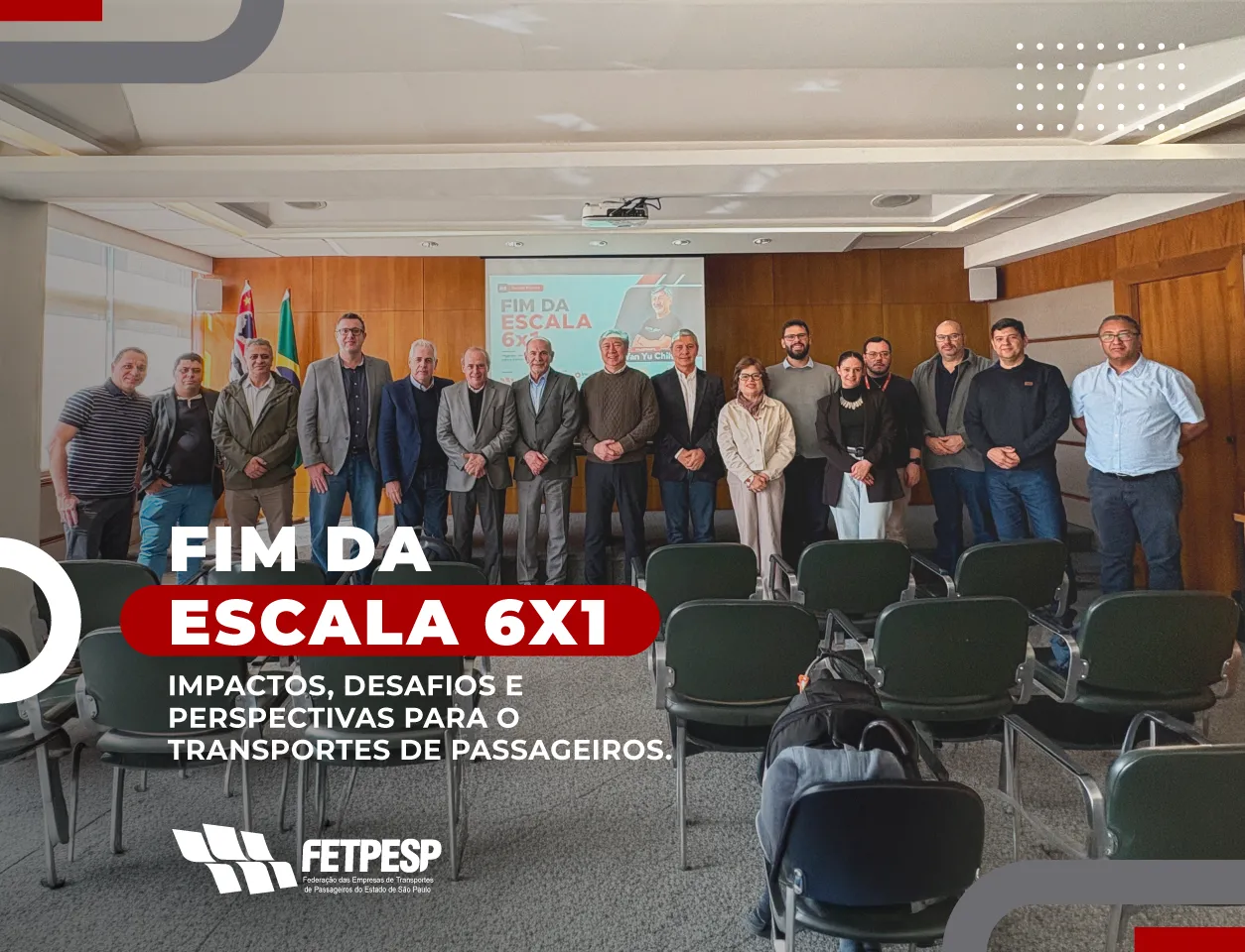 FETPESP reúne lideranças do setor para debater os impactos do fim da escala 6×1 no transporte de passageiros
