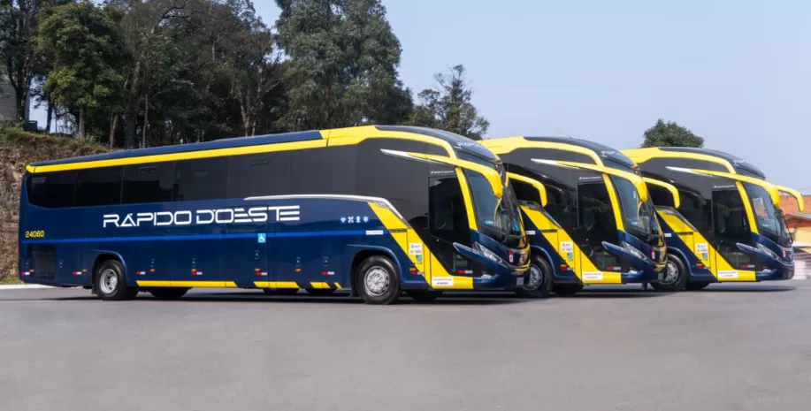 Rápido D’Oeste investe em 22 ônibus rodoviários