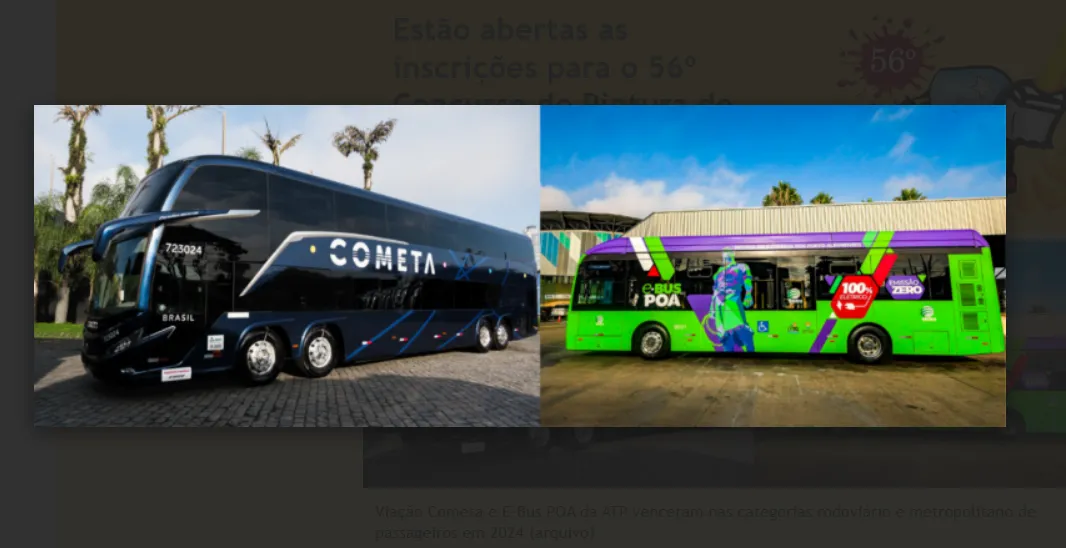 56ª edição do Concurso de Pintura de Frotas das revistas Technibus e Transporte Moderno abre inscrições