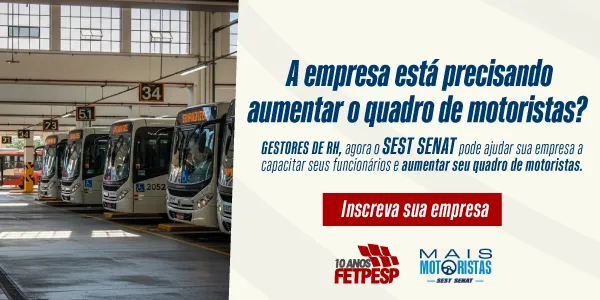 SEST SENAT lança novo edital do Programa Mais Motoristas com inscrições abertas a partir de 30 de maio
