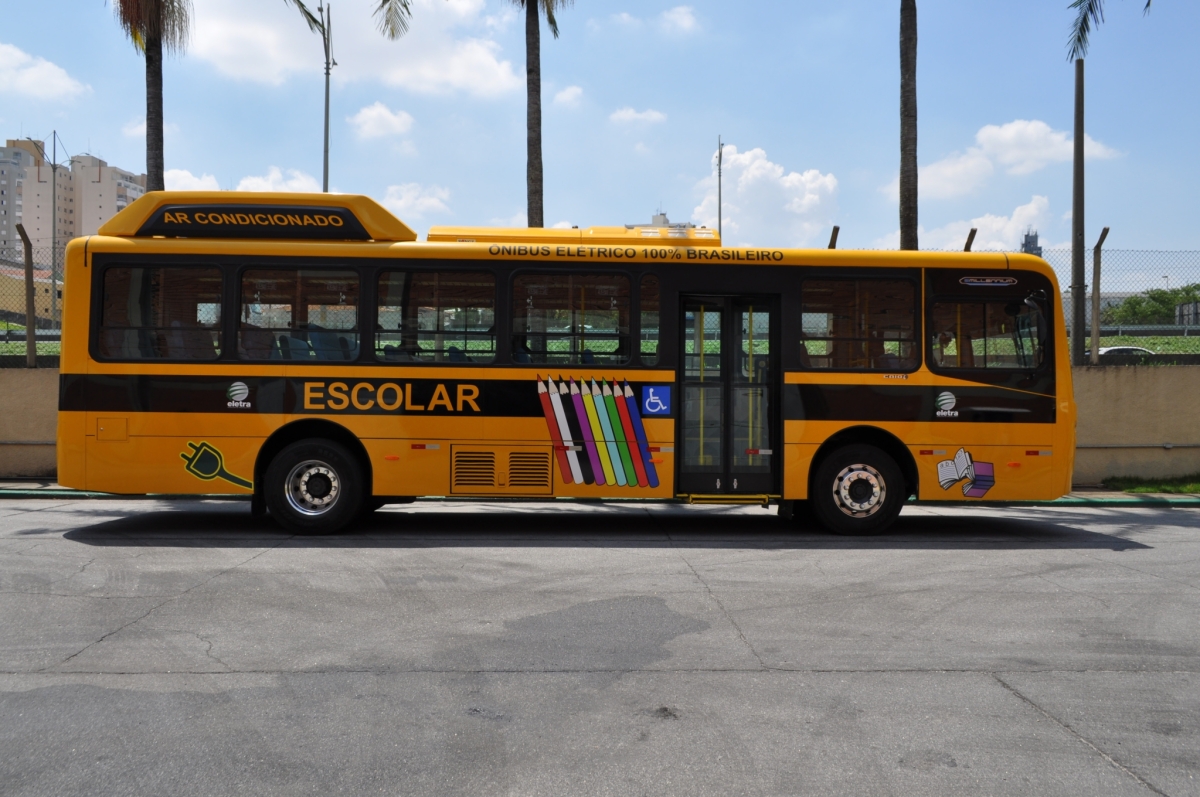 CAIO e ELETRA lançam primeiros ônibus escolares 100% elétricos do Brasil