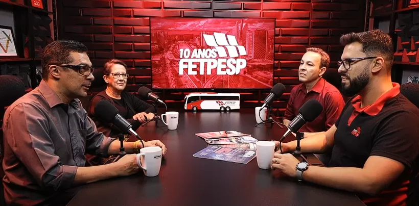 Revista Sou + Ônibus é o destaque do segundo episódio do Podcast especial de 10 anos da FETPESP